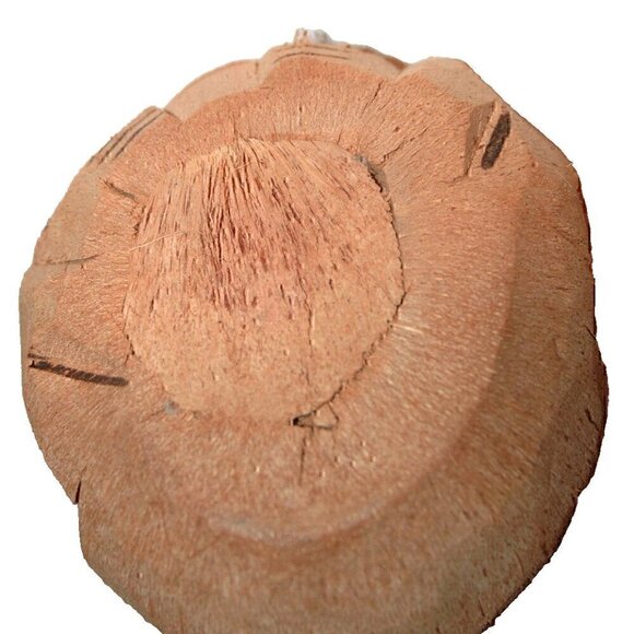 Tiki Face Bank Wooden Figurine Hand Carved Boho Doll Decorative - Picture 7 of 9